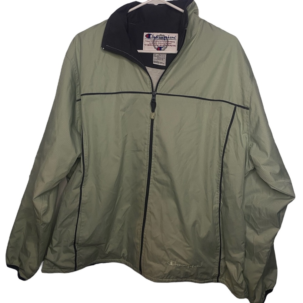 SIZE XL Green Vintage Woman’s Champion Windbreaker